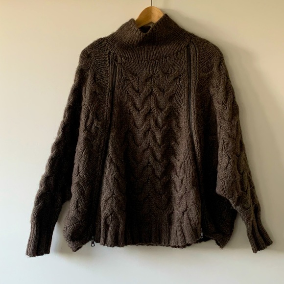 🍁Free People Mockneck Cardigan ✨Host Pick!✨ - Picture 2 of 6